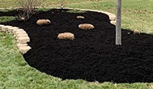 Peach Country Midnight Black Mulch Dye Color Concentrate - 2,800 Sq. Ft. - Brighten Up Your Old Mulch Beds Easily with Our Premium Mulch Dye (1 Quart, Black)