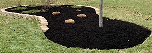 Peach Country Midnight Black Mulch Dye Color Concentrate - 2,800 Sq. Ft. - Brighten Up Your Old Mulch Beds Easily with Our Premium Mulch Dye (1 Quart, Black)