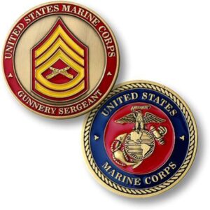 u.s. marine corps gunnery sergeant challenge coin