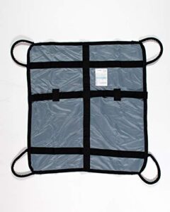 patient aid portable stretcher & gurney with 4 handles - 35" x 39" - ems, sports medicine, emergency rescue, emergency evacuation - moving, lifting or transfer - human, animal, pet - 600 lb capacity