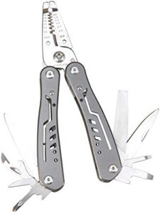 performance tool w86506 13-in-1 electrician multi-tool (wire strippers, long nose pilers, wire cutters and more) strip & cut 10 to 18 awg solid wire