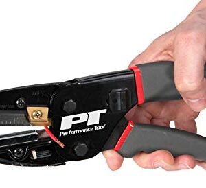 Performance Tool W2045 3-in-1 Multi Power Cutting Tool With Built-In Wire Cutter & Utility Knife