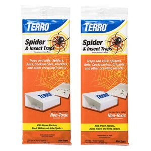 terro t3206 spider & insect trap (4 count) … (pack of 2)