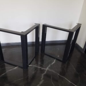 Metal Table Legs, HD Triangular Style - Any Size and Color