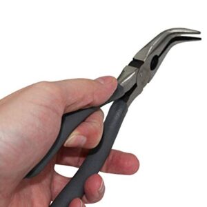 ION TOOL 7” Angled Needle Nose Pliers – 90 Degree Bent Nose Pliers