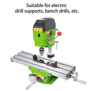 Compound Slide Table, MYSWEETY Worktable Milling Working Cross Table Milling Machine Compound Drilling Slide Table For Bench Drill Adjustme X-Y