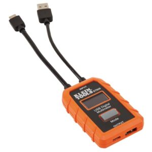 Klein Tools ET920 USB Power Meter, USB-A and USB-C Digital Meter for Voltage, Current, Capacity, Energy and Resistance