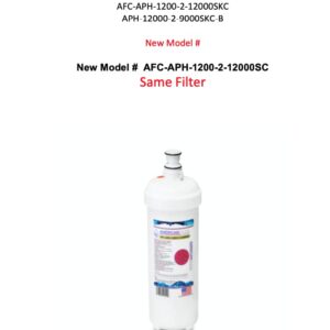 AFC Brand, water filter, Model # AFC-APH-1200-2-12000SKC, Compatible with Body Glove(R) BG-1000 BG-1000C Filters New AFC Brand Model # AFC-APH-1200-2-12000SC