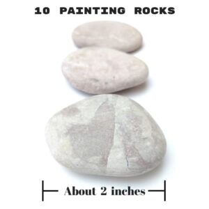 Capcouriers Rocks for Painting - Painting Rocks - Rocks for Rock Painting - 10 Rocks