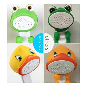 KAIYING Children's Handheld Shower Head,Cartoon Water Flow Spray Shower Head Baby Kids Toddler Bath Bathing Accessories (L:Showerhead(Monkey)+Hose+Diverter)