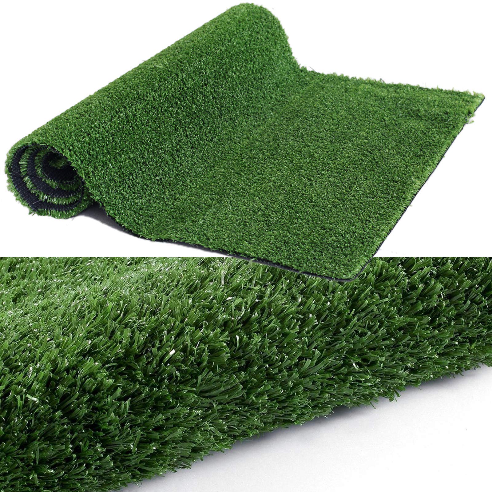 Goasis Lawn Artificial Grass Turf Lawn - 6FTX10FT(60 Square FT) Indoor Outdoor Garden Lawn Landscape Synthetic Grass Mat