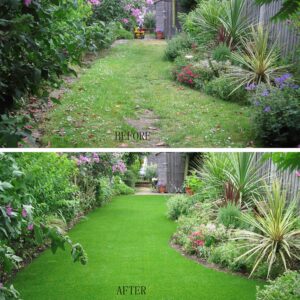 Goasis Lawn Artificial Grass Turf Lawn - 6FTX10FT(60 Square FT) Indoor Outdoor Garden Lawn Landscape Synthetic Grass Mat