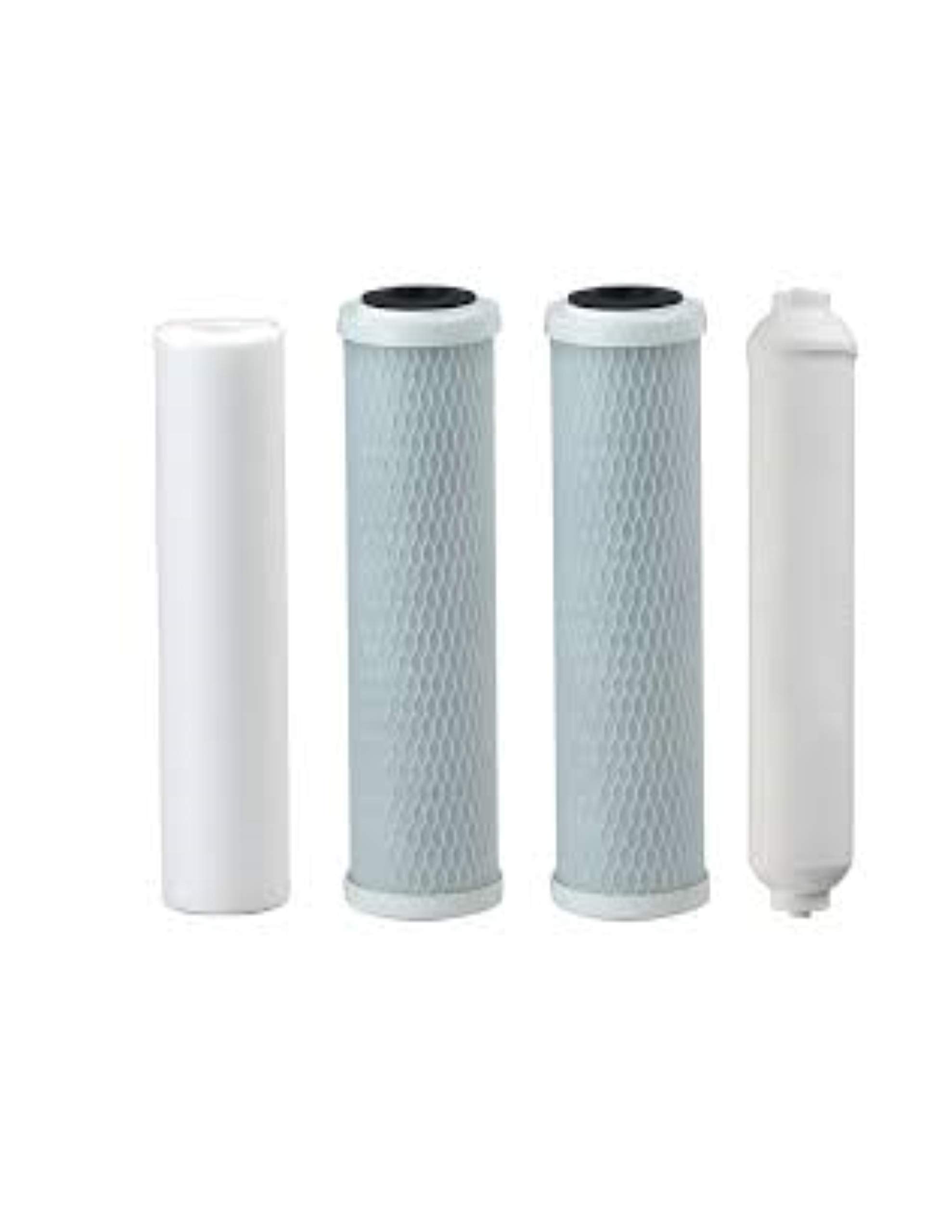 CFS – 4 Pack Reverse Osmosis Water System Filter Kit Cartridge Compatible with RO5-100 Models – Remove Bad Taste & Odor – Whole House Replacement Water Filter Cartridge, White