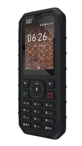 Caterpillar CAT B35 Dual-SIM 4GB IP68 (GSM Only, No CDMA) Factory Unlocked 4G/LTE Cellphone - UK/EU Version (Black)