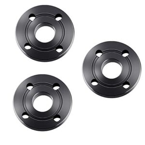 podoy angle grinder outer lock flange nut for compatible with dewalt milwaukee makita bosch black & decker ryobi 5/8"-11 fits all 4-1/2" (3 pack)