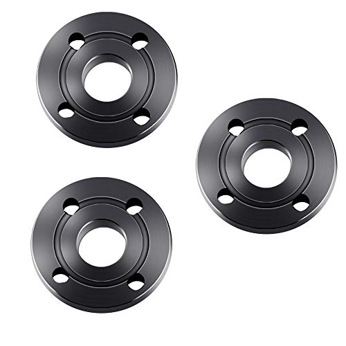 Podoy Angle Grinder Outer Lock Flange Nut for Compatible with Dewalt Milwaukee Makita Bosch Black & Decker Ryobi 5/8"-11 Fits All 4-1/2" (3 Pack)