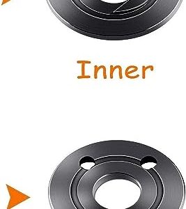 Podoy Angle Grinder Outer Lock Flange Nut for Compatible with Dewalt Milwaukee Makita Bosch Black & Decker Ryobi 5/8"-11 Fits All 4-1/2" (3 Pack)