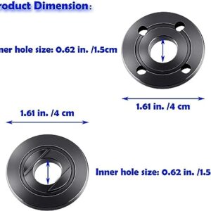 Podoy Angle Grinder Outer Lock Flange Nut for Compatible with Dewalt Milwaukee Makita Bosch Black & Decker Ryobi 5/8"-11 Fits All 4-1/2" (3 Pack)