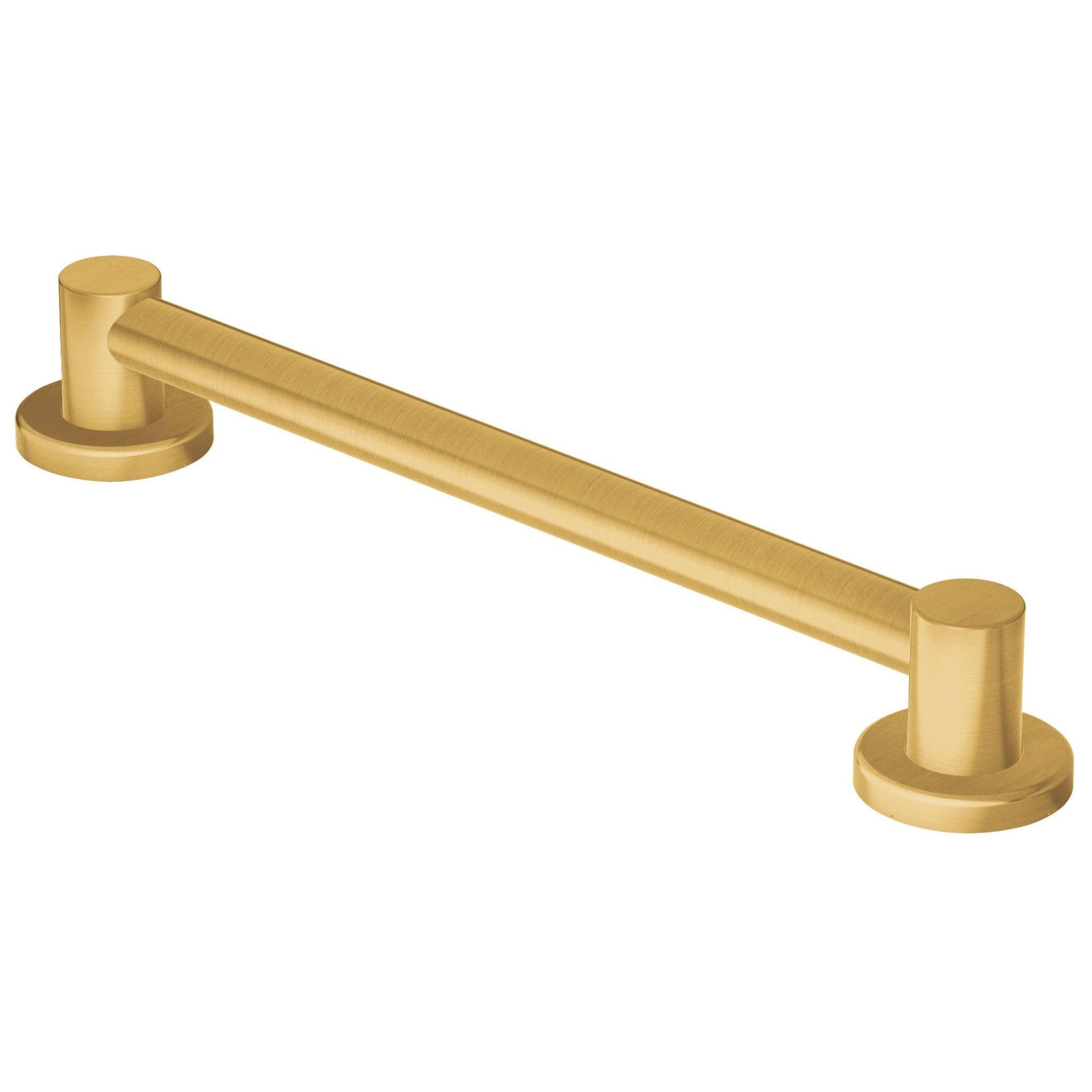 Moen YG0418BG Align Safety 18-Inch Stainless Steel Modern Bathroom Grab Bar, Brushed Gold