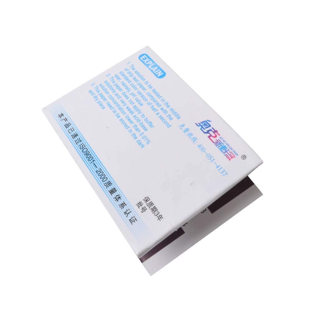 Ph. 1-14 Test Paper Extensive Test Paper Litmus Test Paper Sonkir pH Test Strips，Test pH for Saliva Urine Water Soil Testing(2-Pack pH Test Strips)