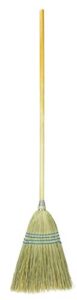 weiler 44547 household upright broom, corn & fiber fill, 54" overall length (pack of 12)