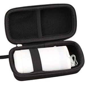 aproca hard carrying travel case compatible with toto travel handy washlet yew350-wh (black)