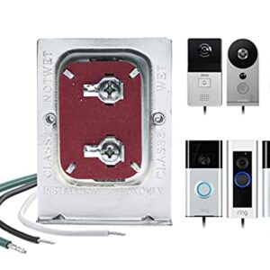 Doorbell Transformer, 16V, 30VA Comptible with Ring Pro,Nest Hello