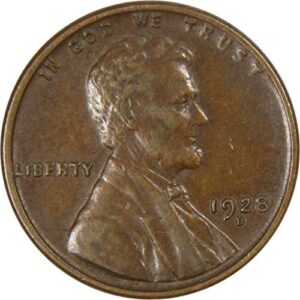 1928 d lincoln wheat cent xf ef extremely fine bronze penny 1c coin collectible