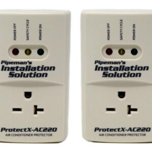 2 Pack AC 220v Surge Brownout Voltage Protector 3600 Watts Freezer (New Model)