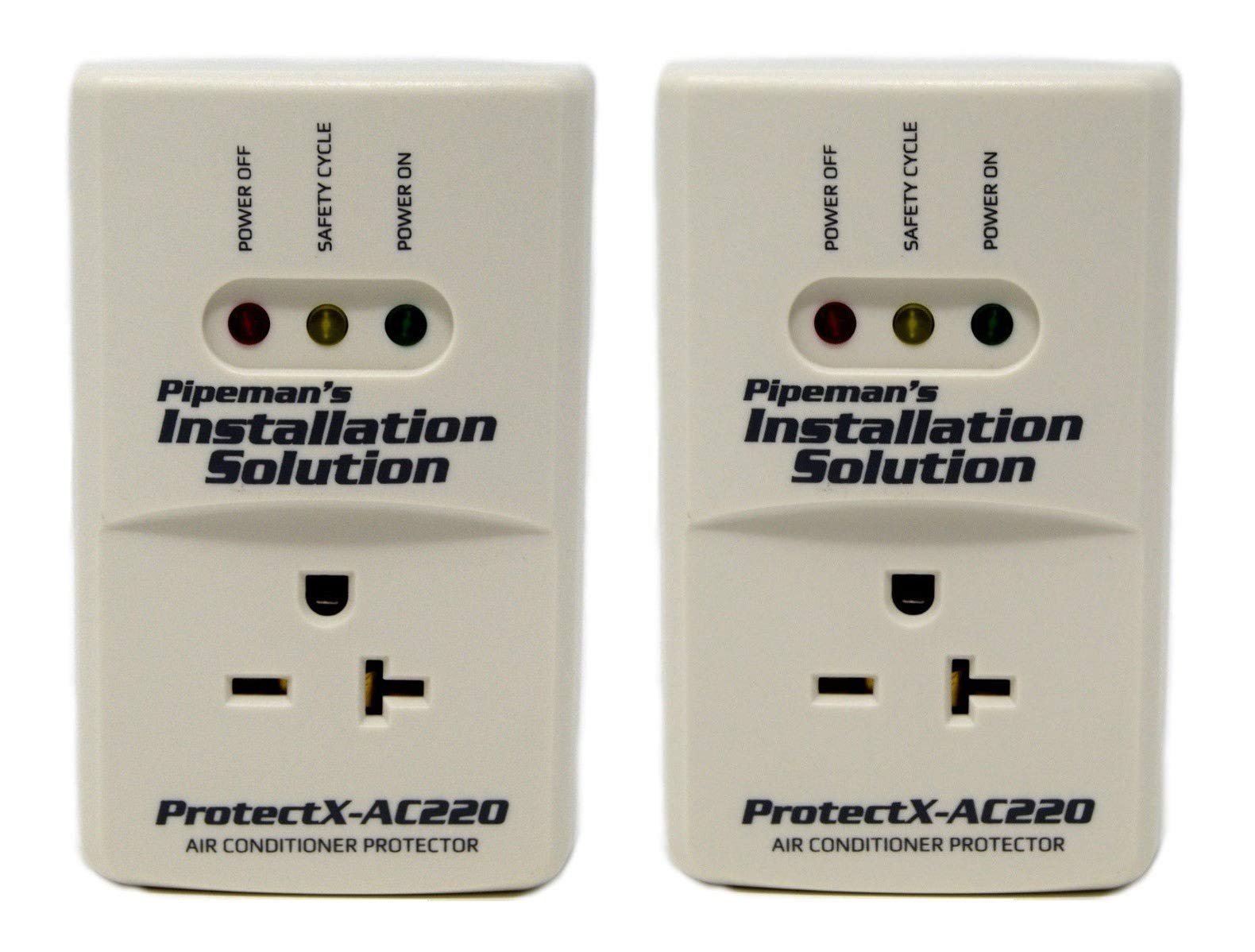 2 Pack AC 220v Surge Brownout Voltage Protector 3600 Watts Freezer (New Model)