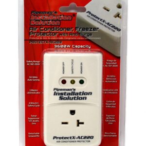 2 Pack AC 220v Surge Brownout Voltage Protector 3600 Watts Freezer (New Model)