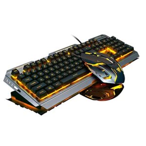 keyboard and mouse,gaming keyboard and mouse,light up mouse and keyboard combo,wired keyboard and mouse combo,computer keyboard and mouse, orange backlit keyboard led keyboard and mouse for xbox ps4