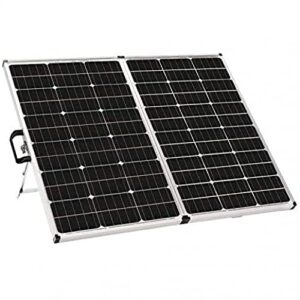 zamp solar legacy series 180-watt portable solar panel kit with integrated charge controller and carrying case. off-grid solar power for rv battery charging - usp1003