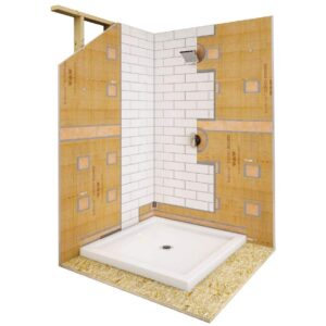 Schluter Systems Kerdi Board Waterproof Shower Kit, Model KBKIT