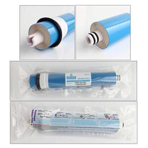 50GPD Reverse Osmosis Membrane Replacement Filter by AQUANOVA EXCEL | Protective Premium PET Packing | Fits Most 2” OD Membrane Housing | Manufactured from LG Sheets | 11.75” X 1.8” | 50GPD