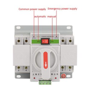 220V 63A Automatic Transfer Switch Mini Intelligent Dual Electronic Power Circuit Breaker (2P)