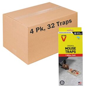 victor m158-4 metal pedal mouse trap, 32 traps