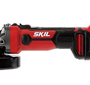 Skil 20V 4-1/2 Inch Angle Grinder, Includes 2.0Ah PWRCore 20 Lithium Battery and Charger - AG290202