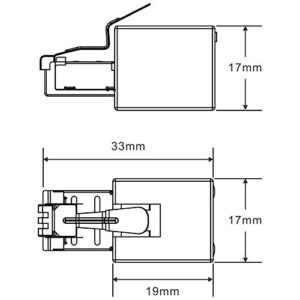 WatchfulEyE WTH-SG/RJ45-S Direct in Line Plug-in Ethernet Surge Protector