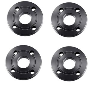 podoy angle grinder outer lock nut for compatible with makita dewalt milwaukee bosch black & decker ryobi 5/8"-11 fits all 4-1/2" (4 pack)