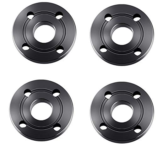 Podoy Angle Grinder Outer Lock Nut for Compatible with Makita Dewalt Milwaukee Bosch Black & Decker Ryobi 5/8"-11 Fits All 4-1/2" (4 Pack)