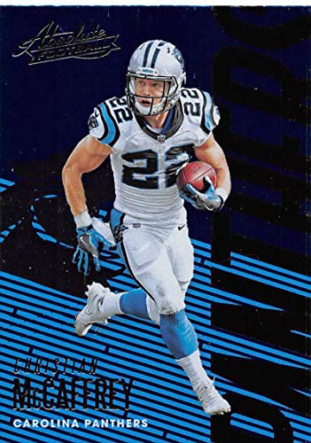 2018 Absolute Football #14 Christian McCaffrey Carolina Panthers Official NFL Trading Card made by Panini