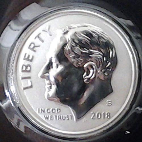 2018 S Roosevelt Dime 2018 S Silver Reverse Proof Roosevelt Dime Rare only 200000 Minted Dime Gem US Mint DCAM