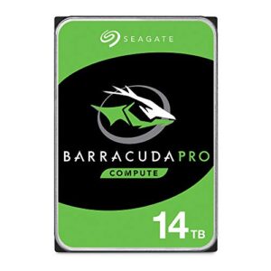 seagate barracuda pro 14tb internal hard drive performance hdd – 3.5 inch sata 6 gb/s 7200 rpm 256mb cache for computer desktop pc, data recovery (st14000dm001)