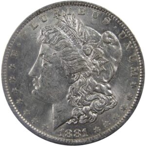 1881 O Morgan Dollar AU About Uncirculated 90% Silver $1 US Coin Collectible