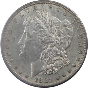 1881 s morgan dollar xf ef extremely fine 90% silver $1 us coin collectible