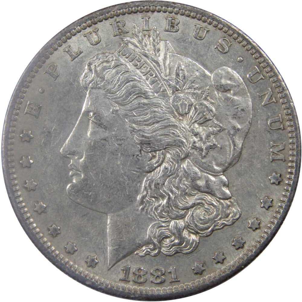 1881 S Morgan Dollar XF EF Extremely Fine 90% Silver $1 US Coin Collectible