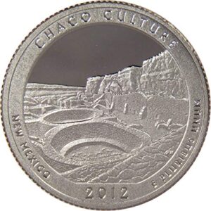 2012 s chaco culture national park quarter choice proof clad 25c us coin