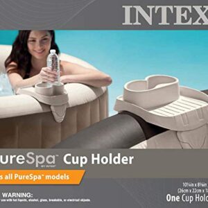 Intex PureSpa Attachable Cup Holder and Refreshment Tray Accessory (2 Pack)