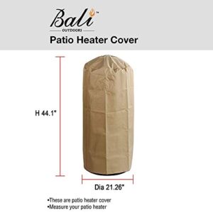 BALI OUTDOORS Round Stand-Up Patio Heater Covers, Fire Pit Cover 44IN